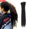Reggae trenza sucia hecha a mano ganchillo trenza sucia trenza africana peluca fibra química cruzada trenza sucia suministro de fábrica