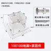Perfil de Alumínio Industrial Base de Pé de Aço Carbono 303060404080850100 Base de Pé para Piso Conector Quadrado Fixação