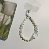Pulsera para Mujer Hecha a Mano con Letras y Dibujos, Correa para Colgar en la Muñeca para Teléfono Móvil de Uso Universal, Resistente a Caídas