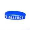 Alerta Médica Alergia al Cacahuate Advertencia Médica Pulsera de Silicona Tamaño Niño Correa de Muñeca