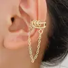 Aretes de Clip Flexibles Multicírculo de Circonita Micro Pavimentados Sin Perforación Joyería de Aretes de Clip de Moda Pendientes Transfronterizos Simples Europeos y Americanos Joyería