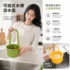 Cesta colgable con filtro de fregadero desmontable para residuos de comida de cocina, presionar para filtrar sin ensuciarse las manos, nuevo modelo para el hogar
