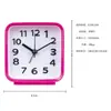 Despertador Cuadrado Simple Despertador para Estudiantes Reloj de Dormitorio Reloj de Noche Reloj Creativo Reloj de Escritorio Reloj de Mesa Grande