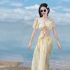 [Doce Primeiro Amor] Swimsuit Mulheres Split Três Peças Biquini Biquini Seaside Holiday Hot Spring Sexy Swimsuit