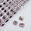 K9 Mercadorias de alta qualidade 6x8mm Diamante de Açúcar Cristalizado diamante retangular ângulo reto diamante fundo pontiagudo cor transparente diamante Broca de unha galvanizada para rede social acessórios para broca de unha