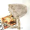 Gorro bohemio con decoración de concha hueca para mujer, transpirable y favorecedor para el rostro, gorro de malla holgada para primavera y verano, moderno