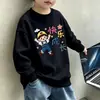 Moletom Tie-dye para Meninos Roupas de Outono 2026 Novo Estilo Roupas para Crianças Bebês Crianças Pequenas Médias e Grandes Estilo Primavera e Outono Blusa Quente