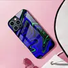 Aplicável à Capa de Vidro Temperado Apple 18PRO 17PROMAX Curva Roxa Capa Protetora iPhone16 Linhas 17E
