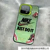 Funda para Teléfono Móvil Nike de Marca de Moda Transfronteriza Adecuada para Apple 17Promax Color Nuevo Plata Iphone16/15 Anticaídas 13