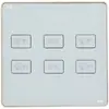 Panel Táctil Módulo de Control de Iluminación Regulable RS485 12 Escenas Programables 86 Estándar Envío Gratis