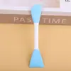 Fábrica de Origem Grande Quantidade Preferencial Material Prt Pincel para Máscara Facial Cabeça Macia Pincel para Máscara de Argila de Limpeza Facial Tipo Espátula