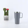 Aço inoxidável 304 20oz diâmetro grande Copo de Carro para exterior portátil copo térmico com alça caneca de café cerveja