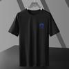 Fabricante Atacado Verão Fino Solto Moda Masculina Versátil Gola Redonda Manga Curta Casual Simples Estampada Camiseta de Manga Curta