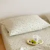 Funda de almohada hipoalergénica 100% algodón, gasa de doble capa, funda de almohada de algodón puro, 48*74, tamaño individual, diseño de dibujos animados, funda de almohada para niños, se vende individualmente