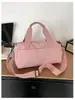 Bolsa de viagem leve transfronteiriça bolsa de armazenamento versátil bolsa transversal de tecido de nylon bolsa de mão multifuncional de grande capacidade bolsa de ombro