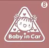 Comércio Exterior Fabricantes Transfronteiriços Atacado Série de Bebês para Carro Bebê Adesivos de Carro Refletivos Criativos Personalizados