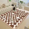 Alfombra de Imitación Cachemir de Lujo Ligero de Gama Alta para Sala de Estar, Resistente a Manchas y Fácil de Cuidar, Alfombra para el Hogar, Dormitorio, Antideslizante de Otoño e Invierno al por Mayor