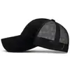 Boné de Baseball Leve para Verão Viagem ao Ar Livre Casual Simples Versátil Chapéu Bico de Pato Chapéu com Painel de Malha Respirável para Homens