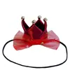 Corona de Banda para el Cabello de Bebé de Cien Días Accesorios para Vestido Infantil Flor Dorada Borgoña Pinza para el Cabello de Bebé Foto