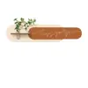 Pintura Decorativa para Sala de Estar Estilo Creme Moderno Simples Arranjo de Flores de Planta Verde Hidropônica Pintura de Parede Suspensa Pintura de Parede de Fundo para Sofá de Alta Qualidade