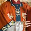 Colar com borlas de nuvem com cadeado vermelho da paz, novo estilo chinês, estilo nacional, estilo Ming, Hanfu, Cheongsam, acessórios para saia com rosto de cavalo