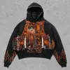 Moletom com Capuz Masculino Falso Duas Peças Impresso em 3D Transfronteiriço Primavera e Outono Solto Casual Esportivo