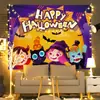 Tela colgante de Halloween Navidad casa de alquiler revestimiento de pared tela de pared fea decoración tela de fondo de alto nivel Amazon caliente