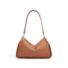 Bolsa Transversal Casual e Fashion para Mulheres Grande Capacidade 2025 Nova Nicho High-End Bolsa de Ombro para o Trabalho Bolsa de Couro Genuíno