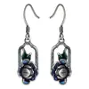 Plata de ley estilo étnico vintage gancho para oreja de loto plata de ley esterlina manualidades con epoxi hecho a mano diy Pendientes de loto accesorios para pendientes