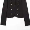 Blazer de Moda con Botones Z Home Decor, Ropa para Mujer Más Vendida en AliExpress, Corte Slim Europeo y Americano, Transfronterizo Negro Otro Dulce ZA