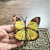 Flores Artificiales de Mariposa Pequeña de Tela Colorida, Accesorios para Tocados Estilo Antiguo, Paquete de Materiales para Pasador DIY, Adornos Florales para Fotografía