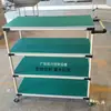 Carrinho Giratório Anti-Estático para Oficina, Rack de Materiais de Camadas Múltiplas, Carrinho de Barra de Arame, Carrinho Multi-Ferramenta com Tubo Lean