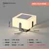 Luminária de Cabeça Solar para Coluna em Aço Inoxidável, Lâmpada de Jardim à Prova d'Água para Exterior, Lâmpada Elétrica para Coluna de Portão de Vila de Jardim, Lâmpada de Cerca