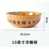 Tigela de sopa de cerâmica comercial grande para peixe em conserva, hot pot picante, maocai e ensopados, 9 polegadas, 10 polegadas, vários tamanhos, grossa e resistente