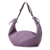 Bolsa de Grande Capacidade para Dumplings Feminina, Moda Casual de Nicho, Bolsa Tote Simples para o Dia a Dia, Bolsa Esportiva Minimalista de Ombro Transversal