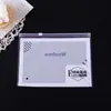 Bolsa con cierre hermético esmerilada Impresión de logotipo Transparente personalizada Bolsa de embalaje para ropa Espesada Doble cara Plástico PE Bolsa con cierre hermético Personalización