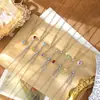 Collar de plata de ley S925 para mujer, colgante de gema gota de agua Luciérnaga del Crepúsculo estilo europeo, cadena para clavícula de cristal de granate de lujo ligero