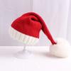Otoño e invierno nuevo gorro de lana navideño para padres e hijos regalo de vacaciones decorativo gorro de lana de punto con pompón venta al por mayor transfronteriza generación