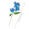 Simulação de três lírios pequenos ramificados decoração de casamento flores falsas estrada arranjo de flores bloco de flores flores falsas flor floral arte material de flor