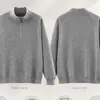 Nuevo Top de Manga Larga Elástico Suave de Rebote Resistente al Desgaste con Cuello Alto Estilo Old Money para Hombre 13780