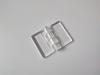 Fábrica IVA transparente esmerilado con agujero con tornillo con resorte endurecido plástico esmerilado acrílico orgánico bisagra