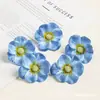 Materiales para manualidades de flor de amapola artificial, accesorios para coronas y arreglos florales, flores pequeñas coloridas hechas a mano para decoración, flores para sombreros, flores de seda