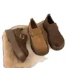 Zapatos Birkenstock de Suela Gruesa para Aumentar la Altura para Mujer 2025 Primavera Nuevo Estilo Perezosos Slip-On Zapatos Birkenstock Retro Mocasines Casuales