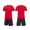 Conjunto de Uniforme de Fútbol Estampado Competición Entrenamiento Equipo Uniforme Deportivo Secado Rápido Camiseta Infantil Número de Club Estampado Stock Listo Venta al por Mayor