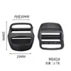 Fabricante de Hebillas para Bolsas Hebilla de Ajuste Curva de Cuatro Velocidades 2.5 Hebilla Trapezoidal Hebilla de Malla Hebilla de Ajuste para Correa de Mochila Hebilla de Sujeción