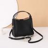 Bolso Cubo de Gran Capacidad para Mujer 2026 Nuevo Estilo Piel Genuina Retro Bolso de Mano para Viajes Diarios Bolso de Hombro Cruzado Versátil 9605