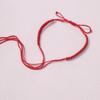 Pulsera de Cuerda con Nudo Plano Tejido a Mano DIY Productos Semiterminados Se Puede Ensartar para Adultos y Niños, Accesorios de Pulsera de Cuerda Tejida a Mano