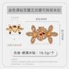 Charms Metálicos Desmontables para Zapatos Decoraciones para Zapatos DIY Clip en Tacones Altos Zapatos de Boda Hebillas de Zapatos con Pedrería Accesorios para la Punta del Zapato Versátiles Zapatos de Mujer
