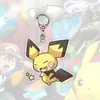 Chaveiro Série Pikachu Transfronteiriço Acrílico Plano 2D Pingente para Retrovisor de Carro Mochila Estilo Europeu e Americano