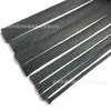 Venta al por mayor de fábrica 6MM negro nailon gestión de red retardante de llama resistente al desgaste poliéster mascota tres hilos cifrado tejido gestión de red
